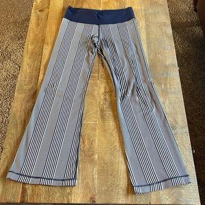 Lululemon Striped Low Waist Flare